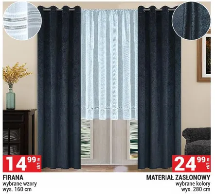 FIRANA wybrane wzory wys. 160 cm promocja w Merkury Market