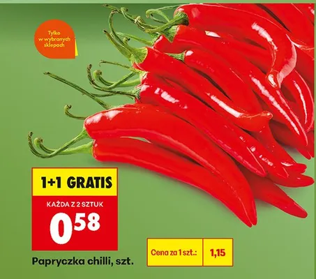 Papryczka chili promocja w Biedronka