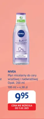 Płyn micelarny do cery wrażliwej i nadwrażliwej Nivea promocja w Drogerie DM