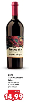 Wino Tempranillo promocja w Kaufland