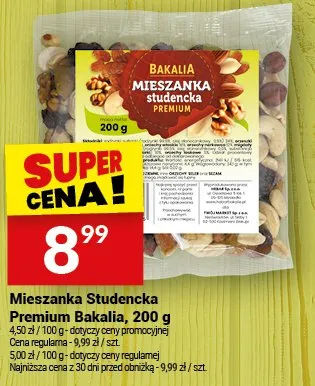 Mieszanka Studencka Premium promocja w Twój Market