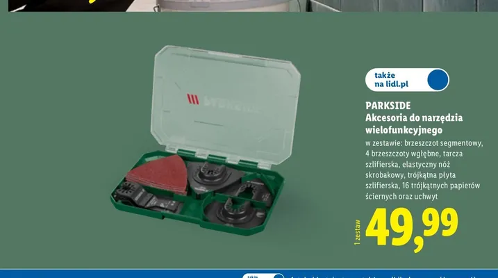 Akcesoria do narzędzia wielofunkcyjnego Parkside promocja