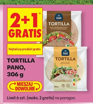 Tortilla Pano promocja w Biedronka