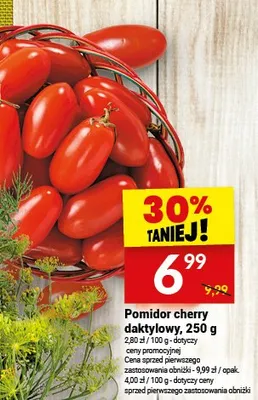 Pomidory cherry daktylowy promocja w Twój Market