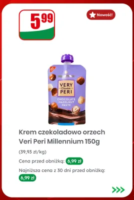 Krem czekoladowo-orzechowy Millennium Veri Peri promocja w Dino