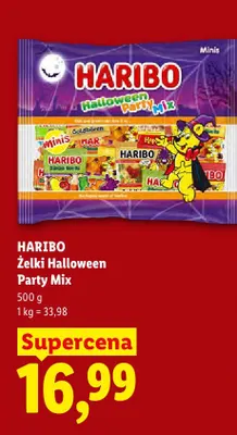 Żelki Halloween Party Mix Haribo promocja w Lidl
