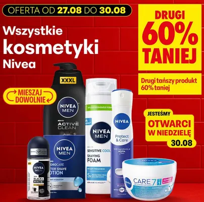 Żel pod prysznic Nivea Men Active Clean promocja w Biedronka