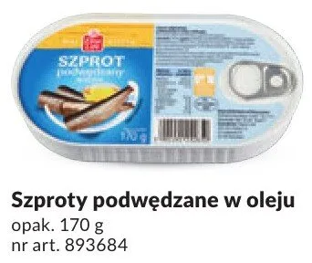 Szproty podwędzone w oleju promocja w Makro