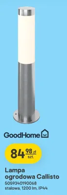 Lampa ogrodowa Callisto stalowa, 1200lm, IP44 promocja w Castorama