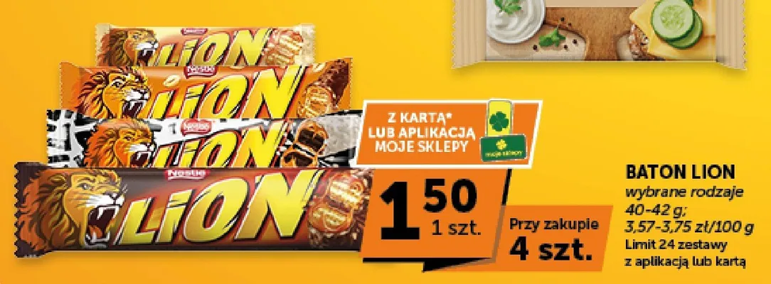 Baton Lion White promocja w Groszek