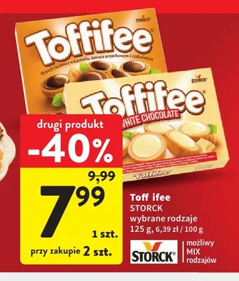 Toffifee White Chocolate Storck promocja w Intermarche