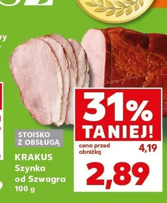 Szynka od Szwagra Krakus promocja w Kaufland