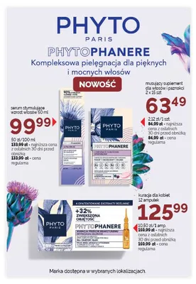 Musujący suplement dla włosów i paznokci PHYTO Phytophanere promocja w Ziko Dermo