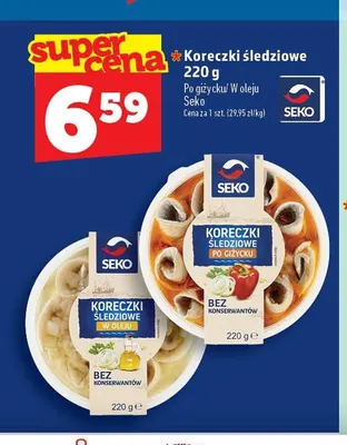 Koreczki śledziowe po giżycku Seko promocja w TOPAZ