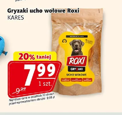Gryzaki ucho wołowe Roxi promocja w Prim Market