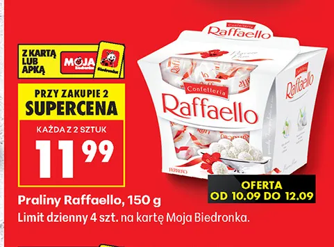 Praliny Raffaello promocja w Biedronka