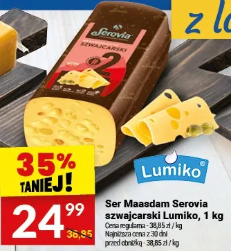 Ser Maadam Serowia szwajcarski Lumiko promocja w Twój Market