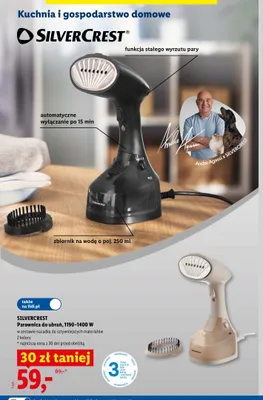 Parownica do ubrań SilverCrest promocja w Lidl