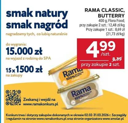 Rama classic, butterrry promocja w Stokrotka
