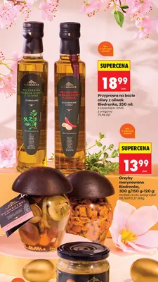 Przyprawa na bazie oliwy z oliwek z czosnkiem i chilli promocja w Biedronka