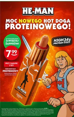 Hot dog Żabka MAX proteinowy promocja w Żabka