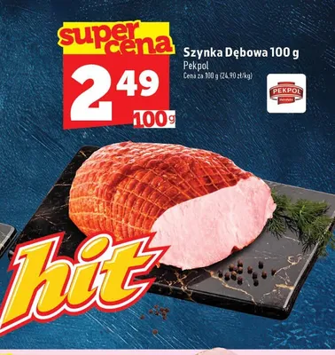 Szynka Dębowa Pekpol promocja w TOPAZ