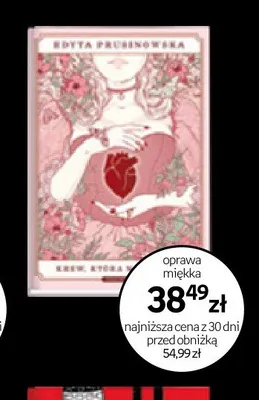 Książka Krew, która nas dzieli oprawa miękka promocja w Empik