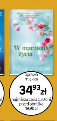 Książka W maratonie życia Anna H. Niemczynow oprawa miękka promocja w Empik