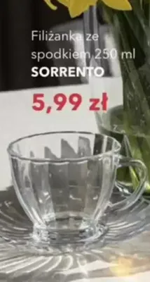 Filiżanka ze spodkiem 250 ml Sorrento promocja w Nela
