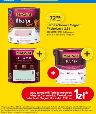 Farba kolorowa #kolorLove promocja w Castorama