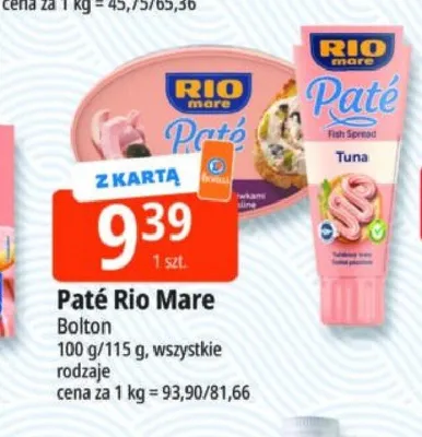 Paté z tuńczyka Rio Mare promocja w Leclerc