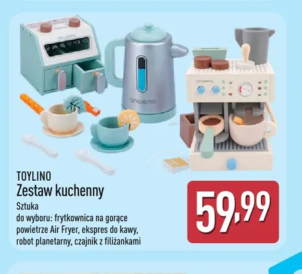 Zestaw kuchenny Toylino ekspres do kawy promocja w Aldi