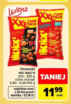 Orzeszki Nic Nac's promocja w Carrefour