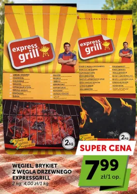 Węgiel drzewny Express Grill promocja w Euro Sklep