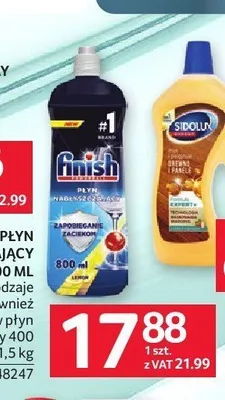 Płyn nabłyszczający do zmywarki Finish promocja w Selgros