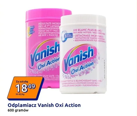 Odplamiacz Oxi Action promocja w Action