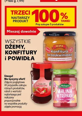 Konfitura truskawkowa Erdbeere promocja w Kaufland