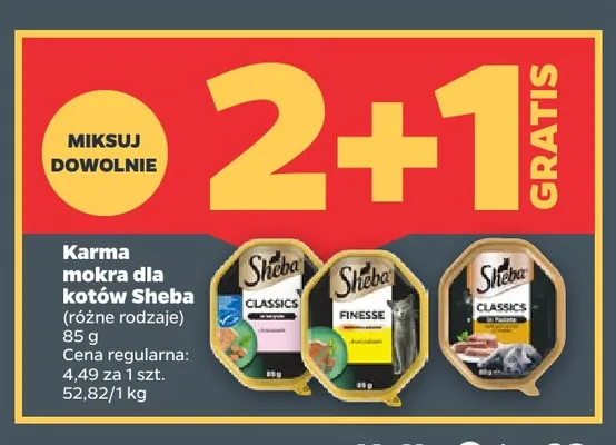 Karma mokra dla kotów Sheba Finesse promocja w Netto