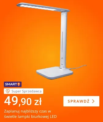 Lampka biurkowa LED promocja w Allegro