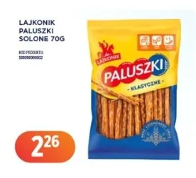 Paluszki solone Lajkonik promocja w Leo Market