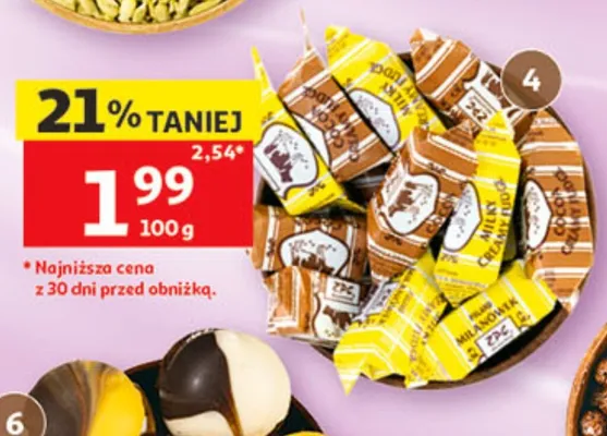 Krówki z Milanówka mleczne promocja w Auchan