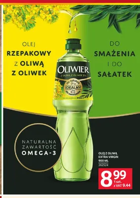 Olej rzepakowy z oliwą z oliwek extra virgin Oliwier promocja w Selgros