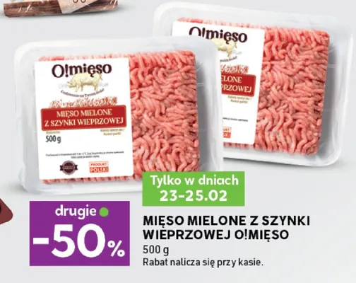 Mięso mielone z szynki wieprzowej oimięso promocja w Stokrotka
