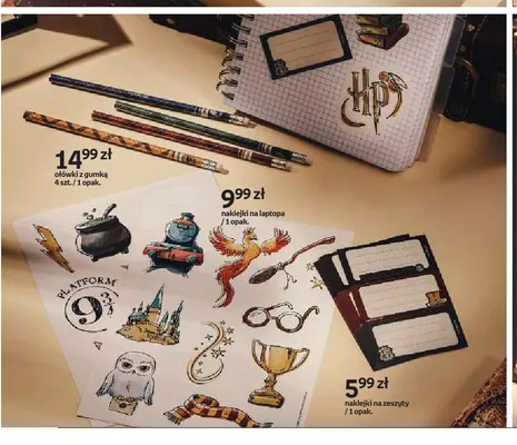 Naklejki na zeszyty Harry Potter promocja w Empik