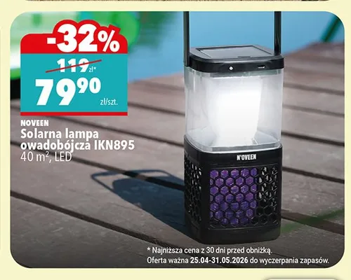 Solarna lampa owadobójcza promocja w Biedronka