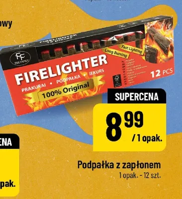 Podpałka z zapłonem promocja w POLOmarket