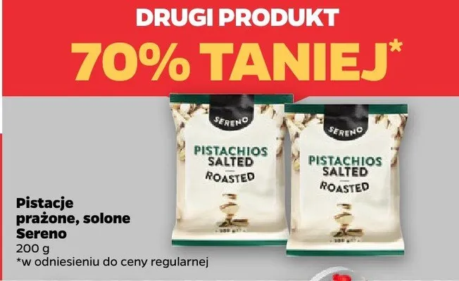 Pistacje prażone, solone promocja w Netto