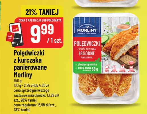 Polędwiczki z kurczaka panierowane Morliny promocja w POLOmarket