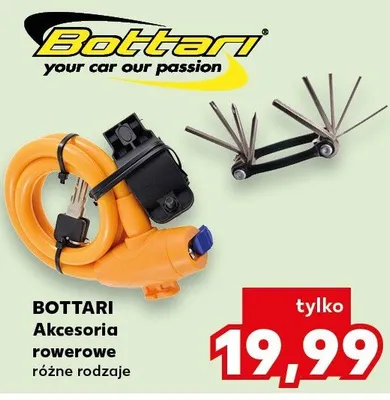 Akcesoria rowerowe Bottari promocja w Kaufland