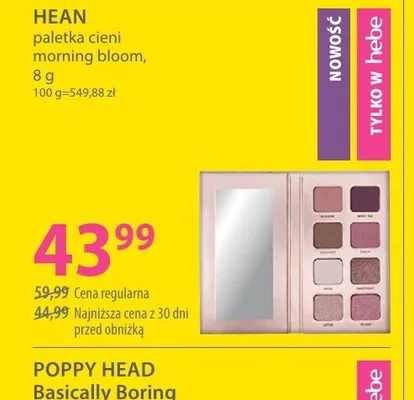 Paletka cieni Hean Morning Bloom promocja w Hebe